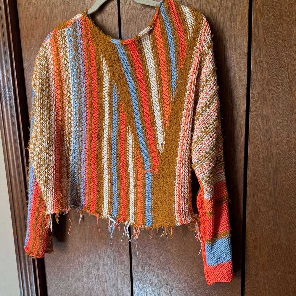Multicolor Striped Women's Sweater